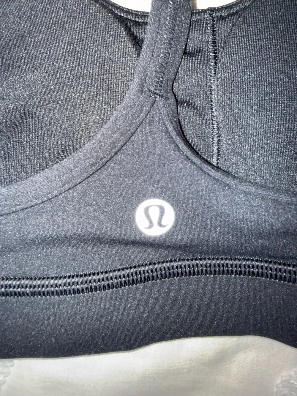 Lululemon black sports bra